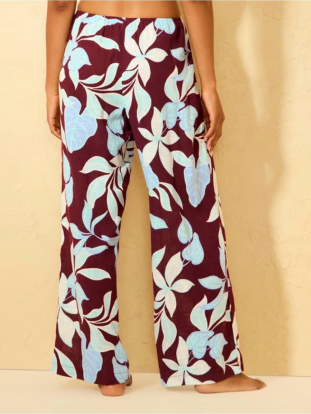 Shade & Shore - Women’s Swim Cover Up Pants (Size M) multi color floral NWT